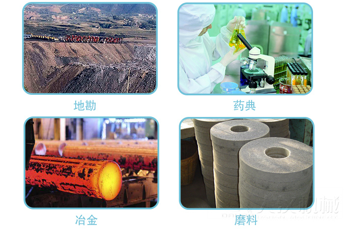 適用行業(yè):地堪，冶金，藥典,磨料