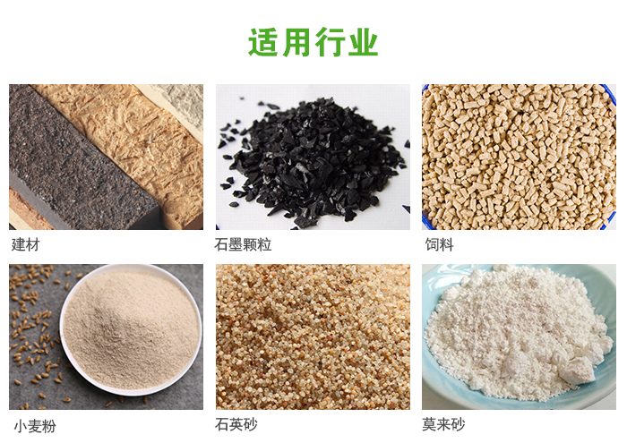 高頻振動篩主要用于化工，建材，石墨顆粒，飼料，小麥粉，石英砂，豆?jié){，果汁等各種物料的干法、濕法篩分、分級、脫水，過濾。